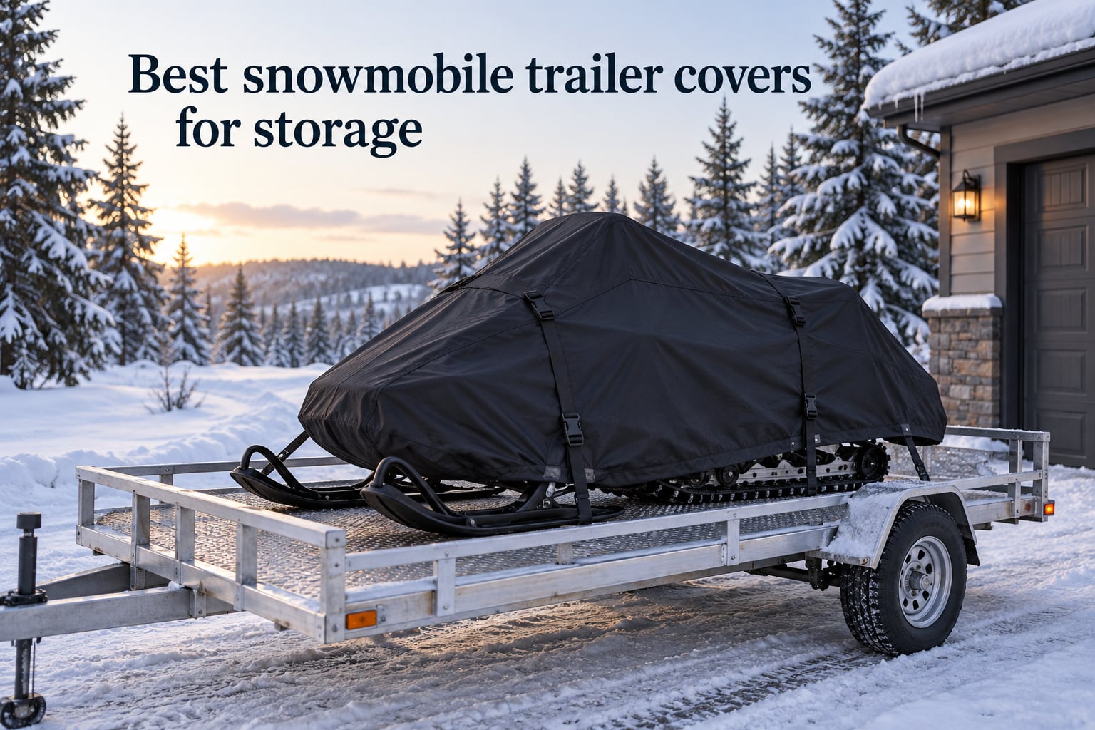 Best snowmobile trailer covers for storage