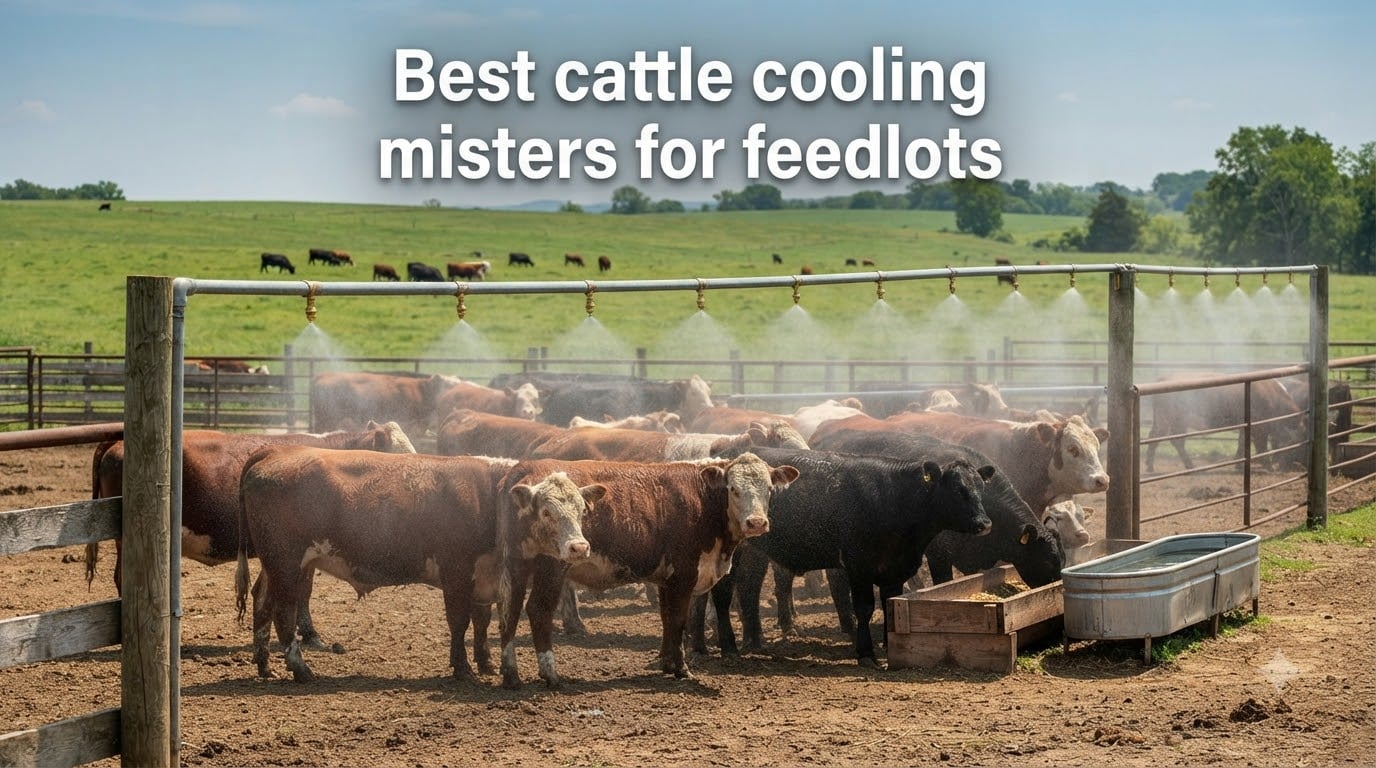 Best cattle cooling misters for feedlots
