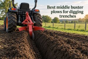 Best middle buster plows for digging trenches