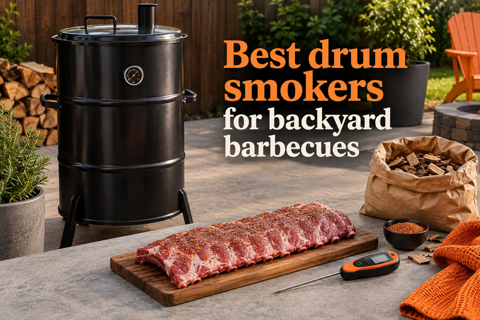 Best drum smokers for backyard barbecues