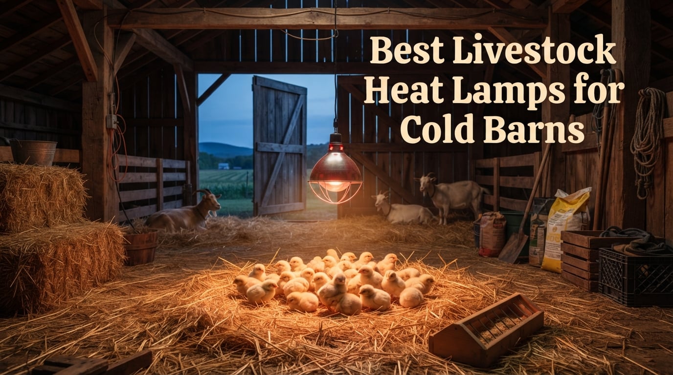 Best Livestock Heat Lamps for Cold Barns