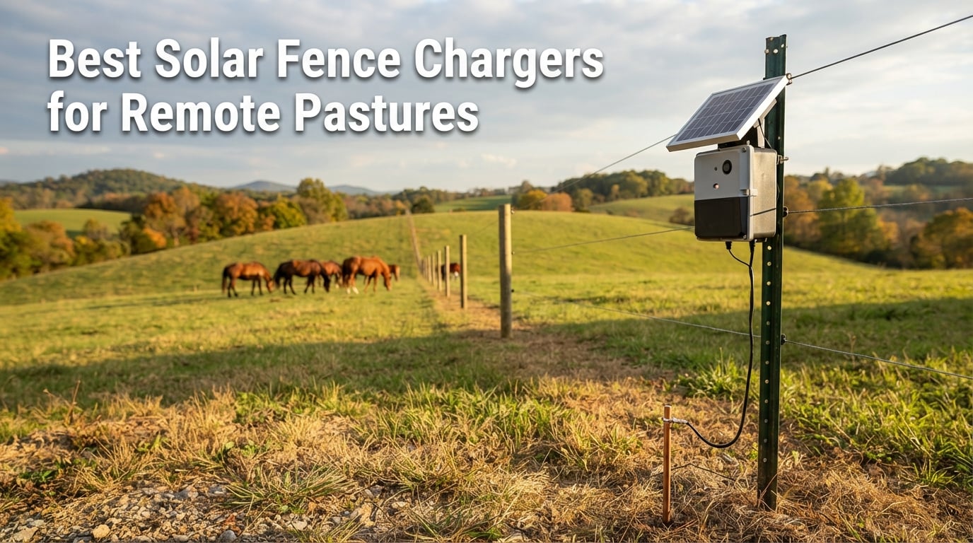 Best Solar Fence Chargers for Remote Pastures