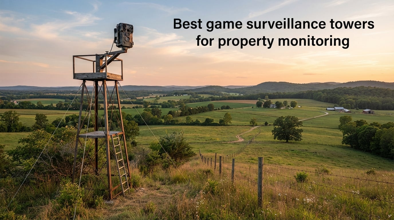Best game surveillance towers for property monitoring