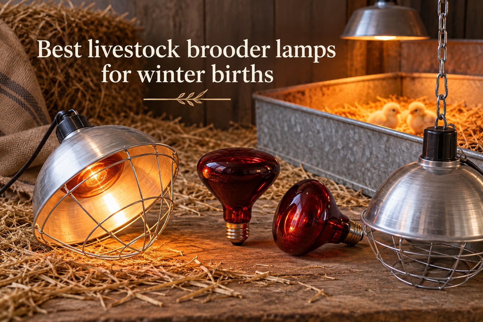 Best livestock brooder lamps for winter births