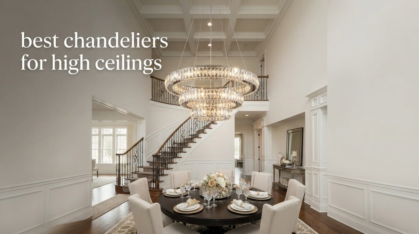 best chandeliers for high ceilings