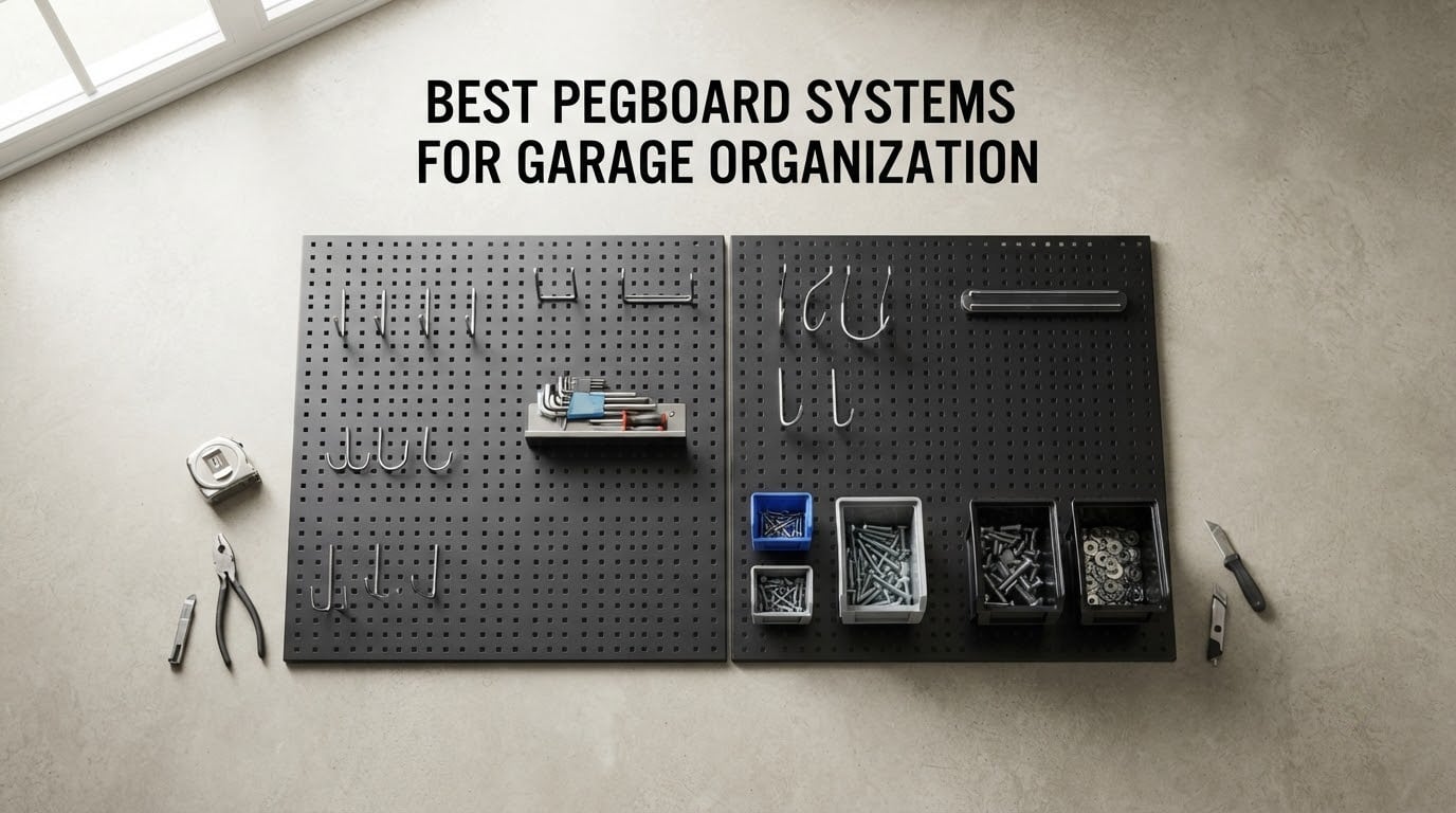 best pegboard systems for garage organization