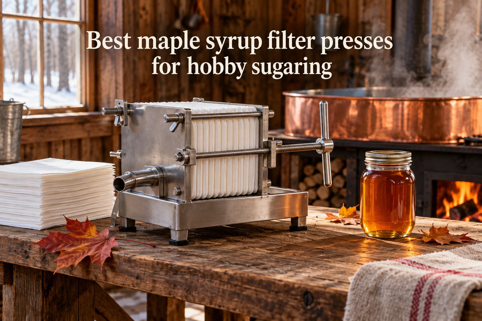 Best maple syrup filter presses for hobby sugaring