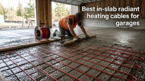 Best in-slab radiant heating cables for garages