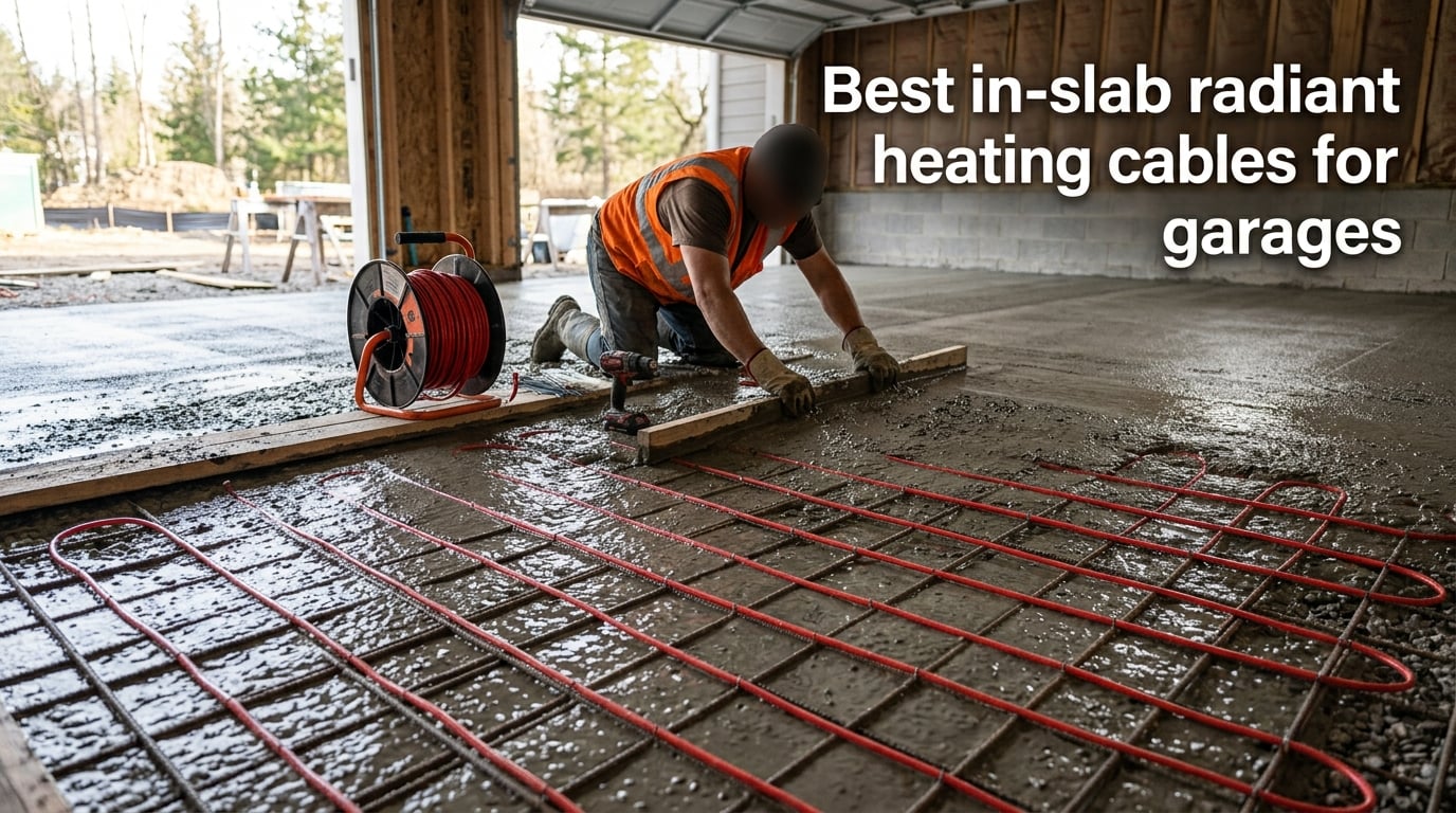 Best in-slab radiant heating cables for garages