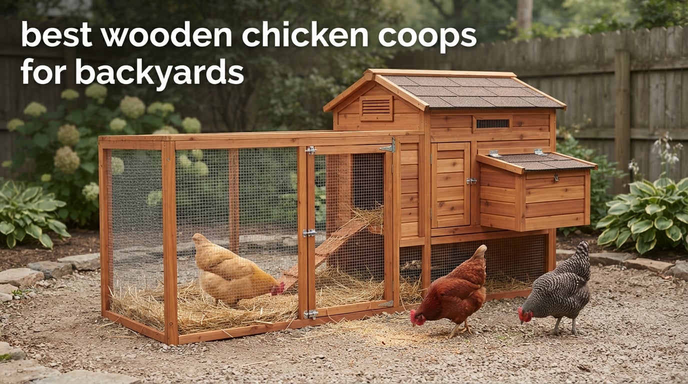 best wooden chicken coops for backyards
