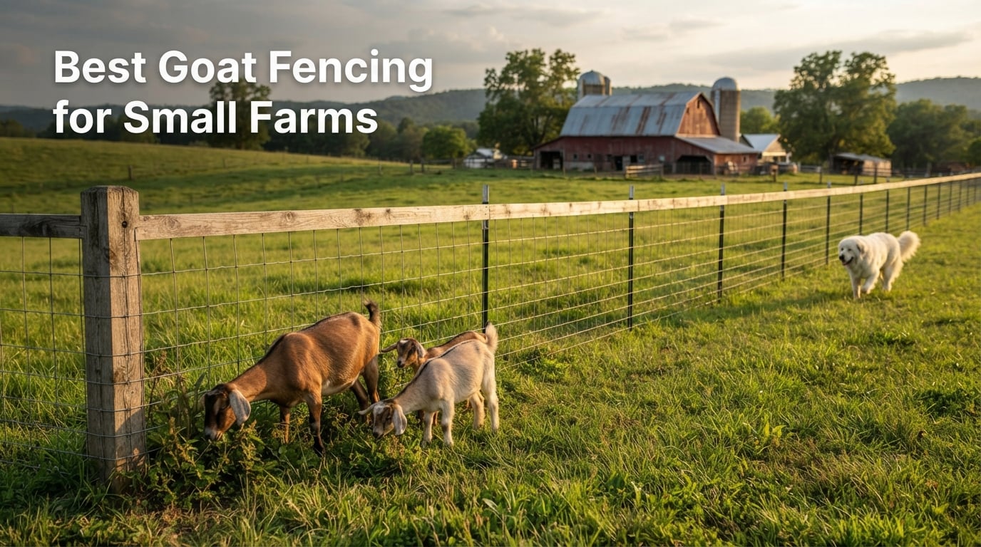 Best Goat Fencing for Small Farms