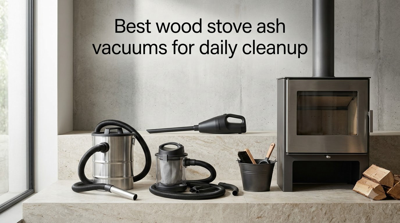 Best wood stove ash vacuums for daily cleanup