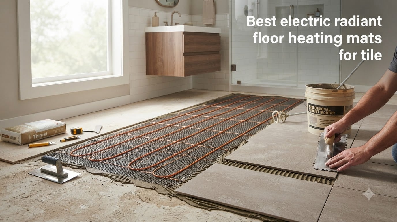 Best electric radiant floor heating mats for tile