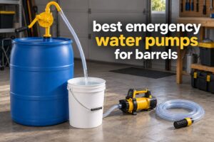 best emergency water pumps for barrels