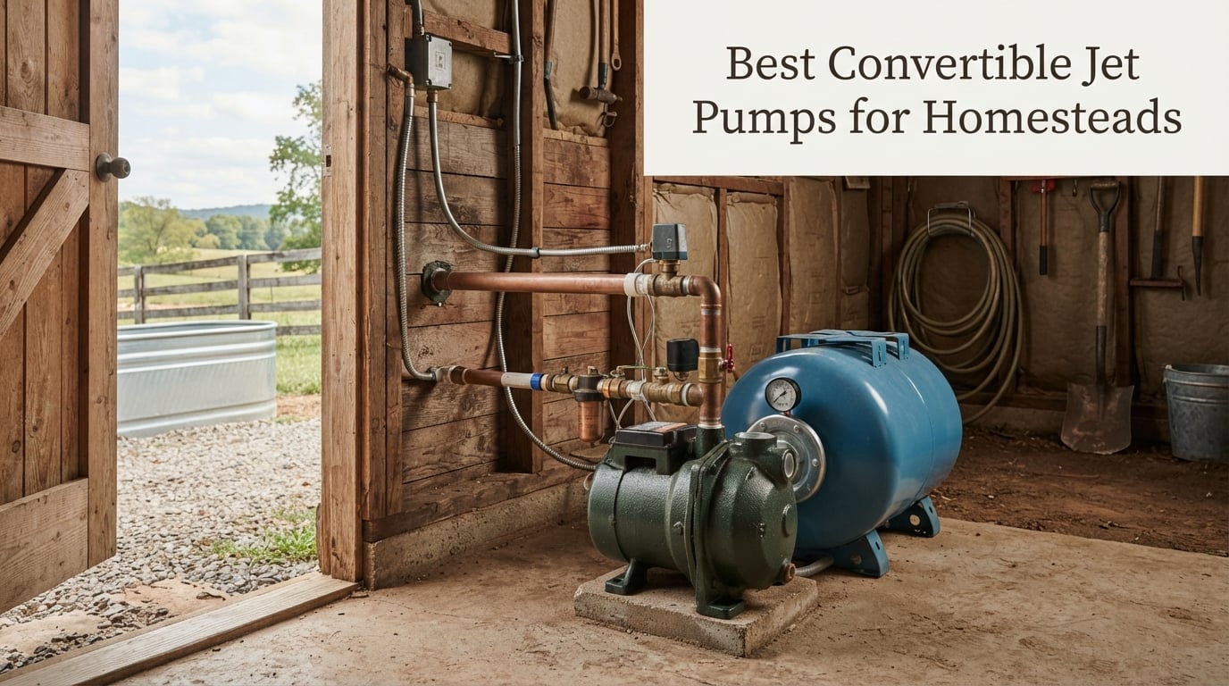 Best Convertible Jet Pumps for Homesteads