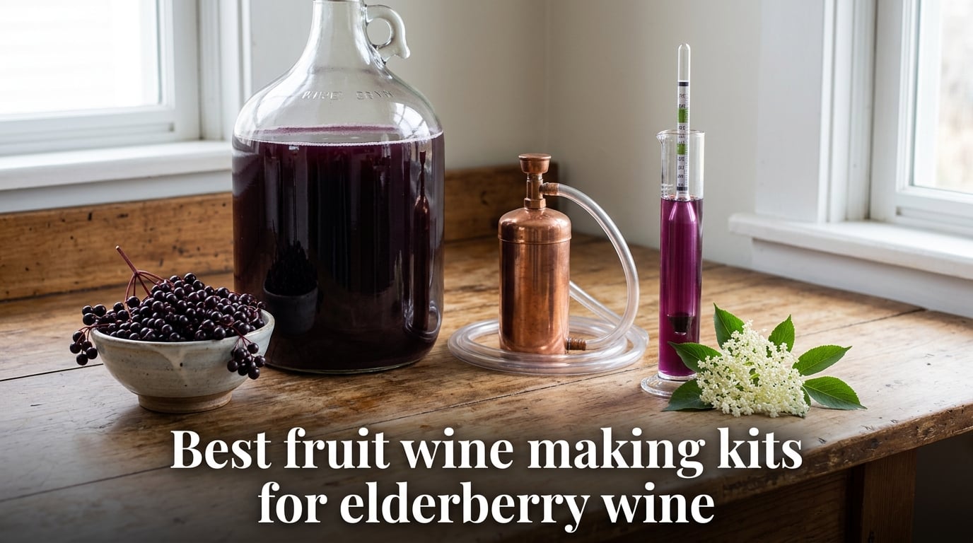 Best fruit wine making kits for elderberry wine