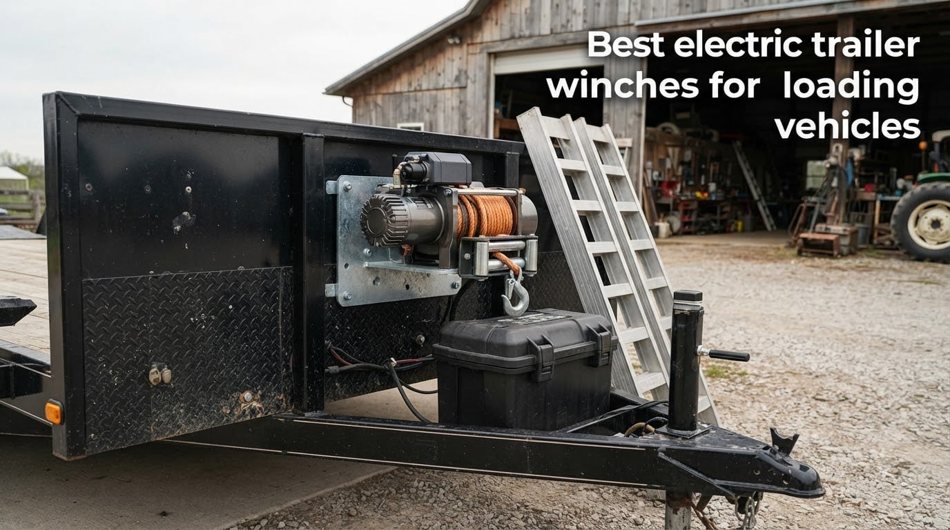 Best electric trailer winches for loading vehicles