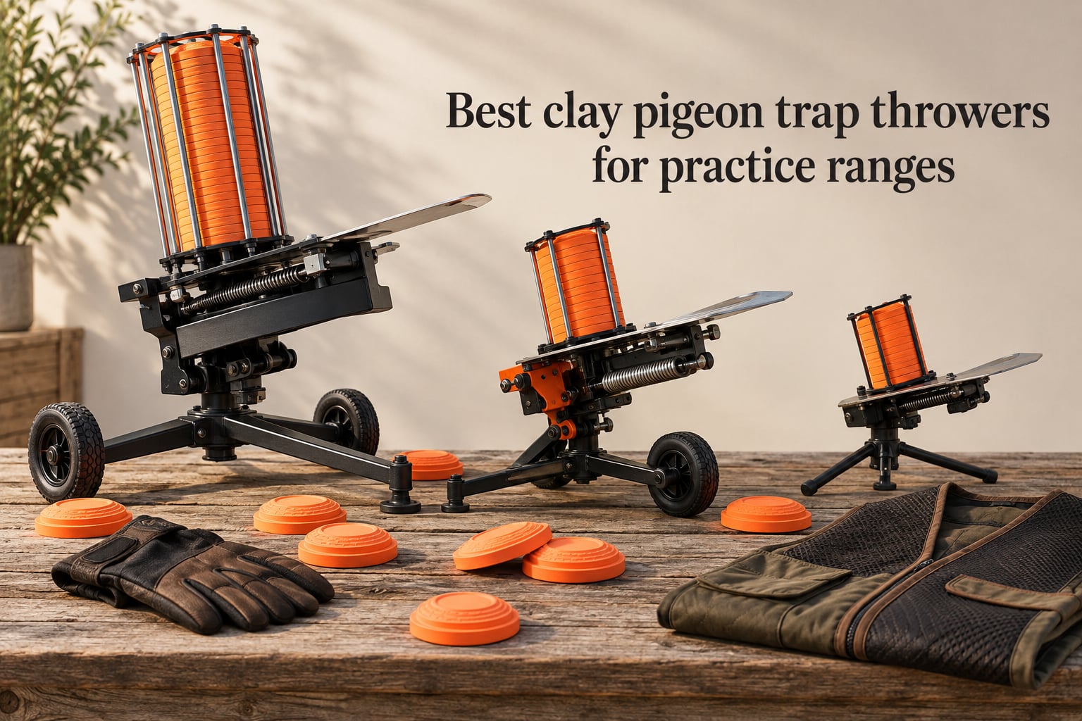 Best clay pigeon trap throwers for practice ranges