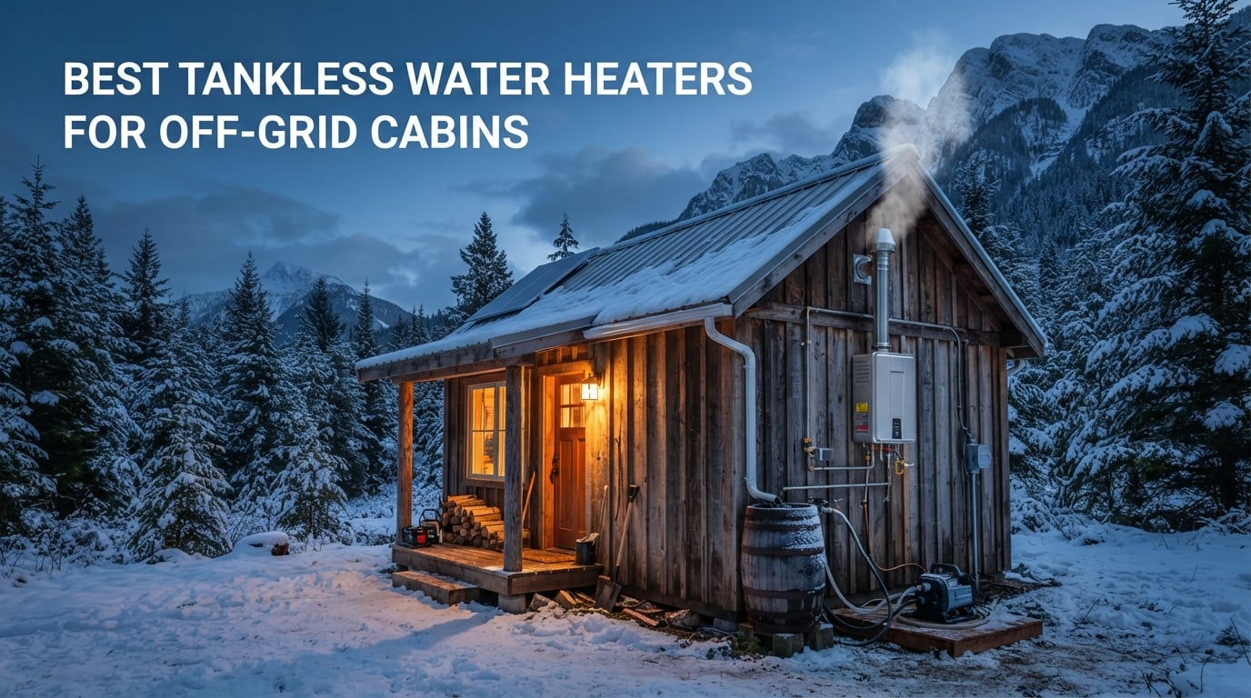 Best tankless water heaters for off-grid cabins