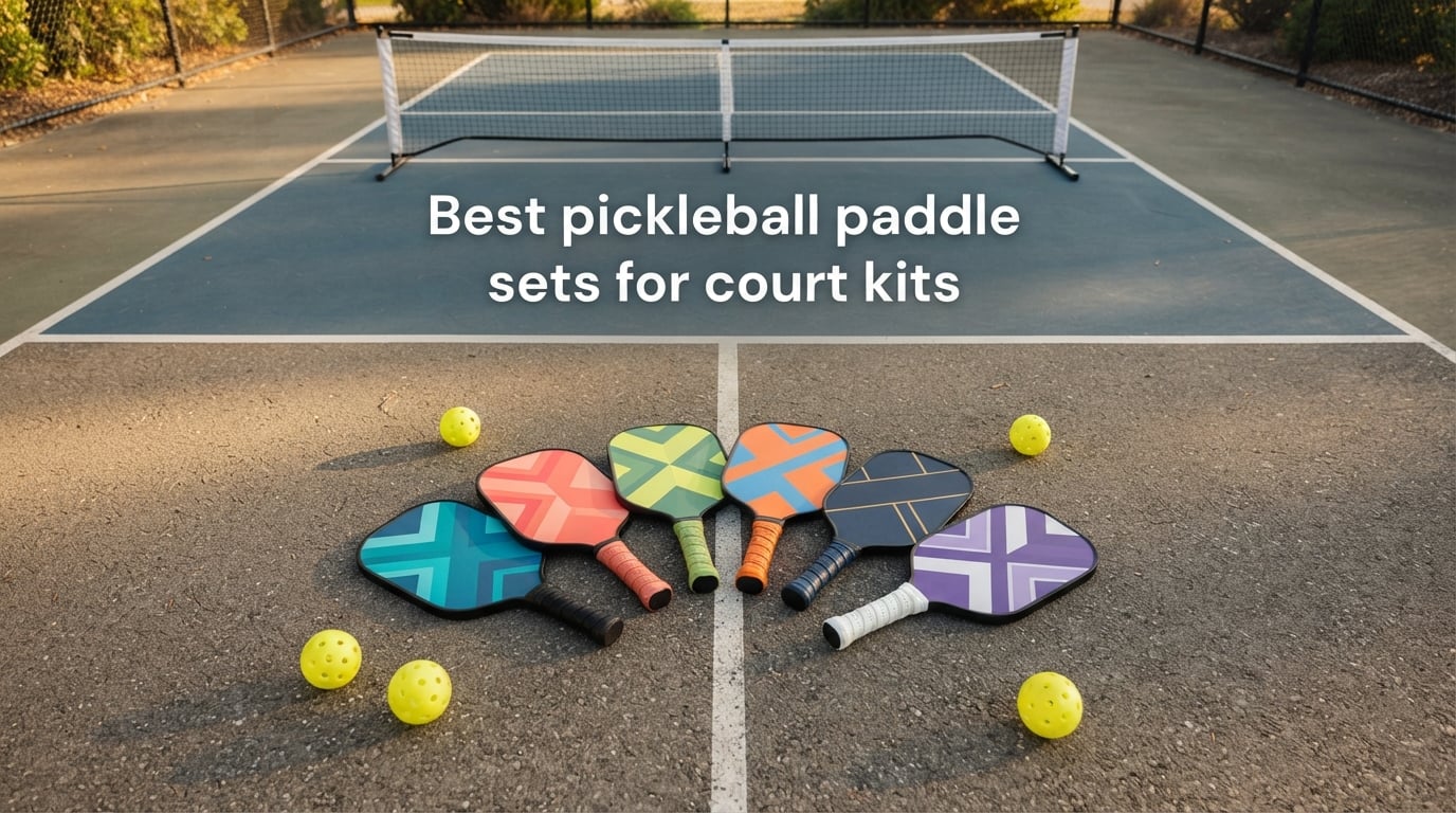 Best pickleball paddle sets for court kits