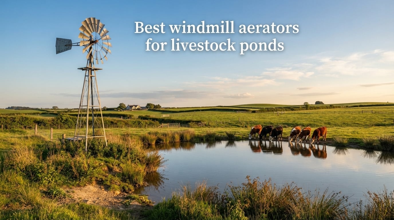 Best windmill aerators for livestock ponds