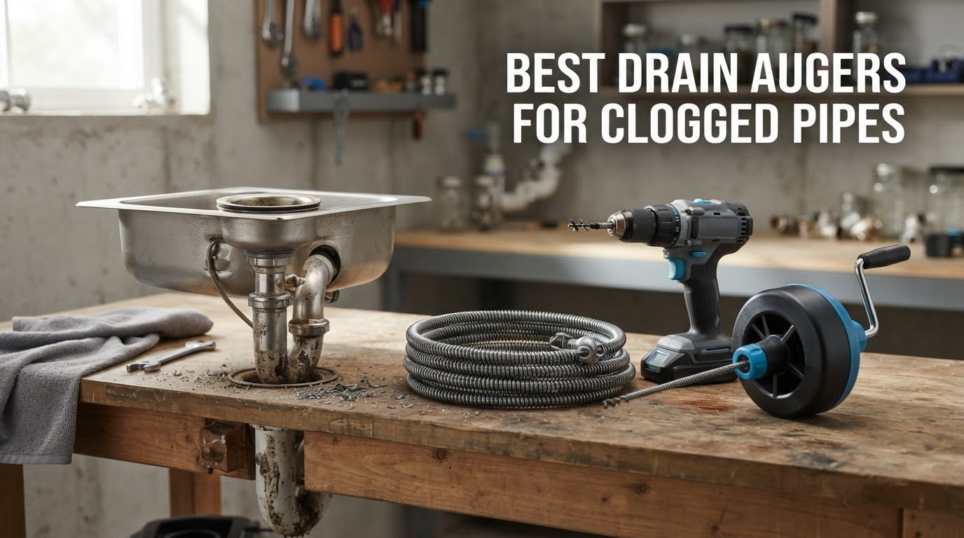 best drain augers for clogged pipes