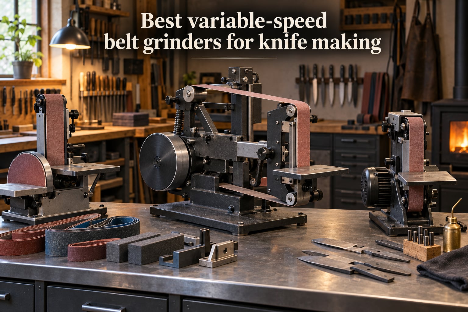 Best variable-speed belt grinders for knife making