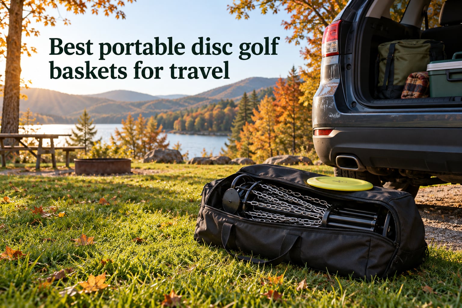 Best portable disc golf baskets for travel