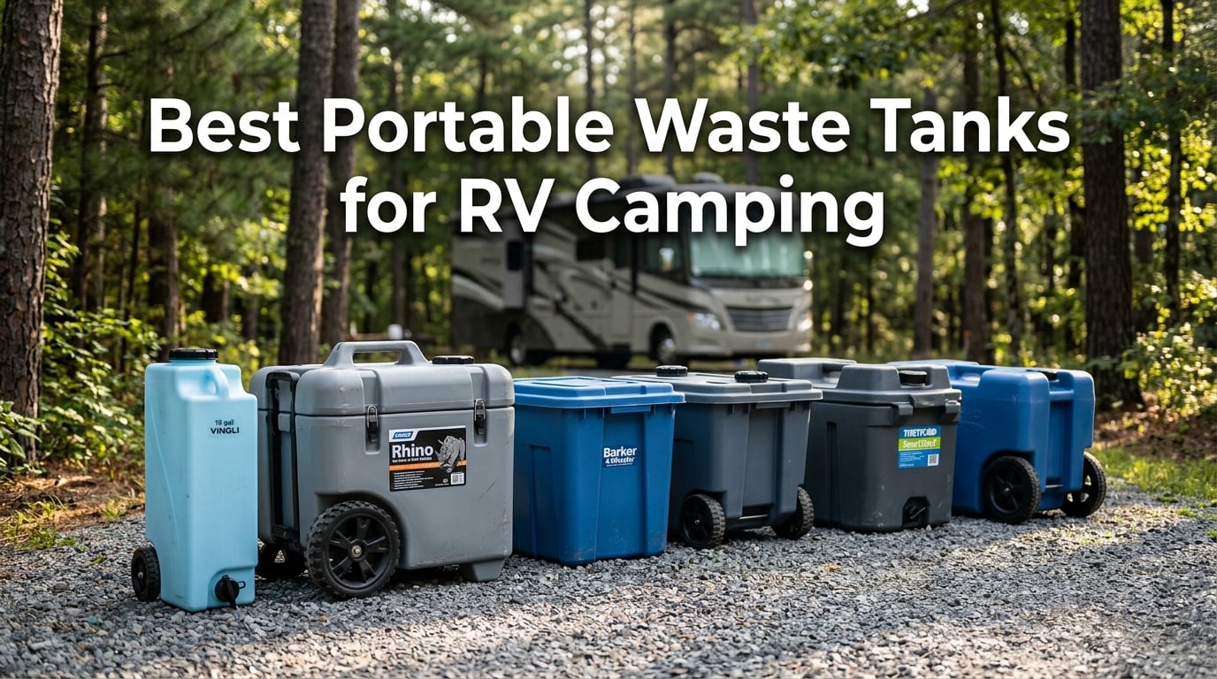 Best Portable Waste Tanks for RV Camping
