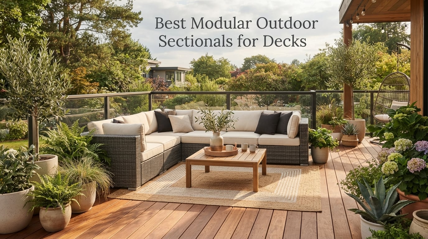 Best Modular Outdoor Sectionals for Decks