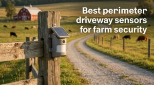 Best perimeter driveway sensors for farm security