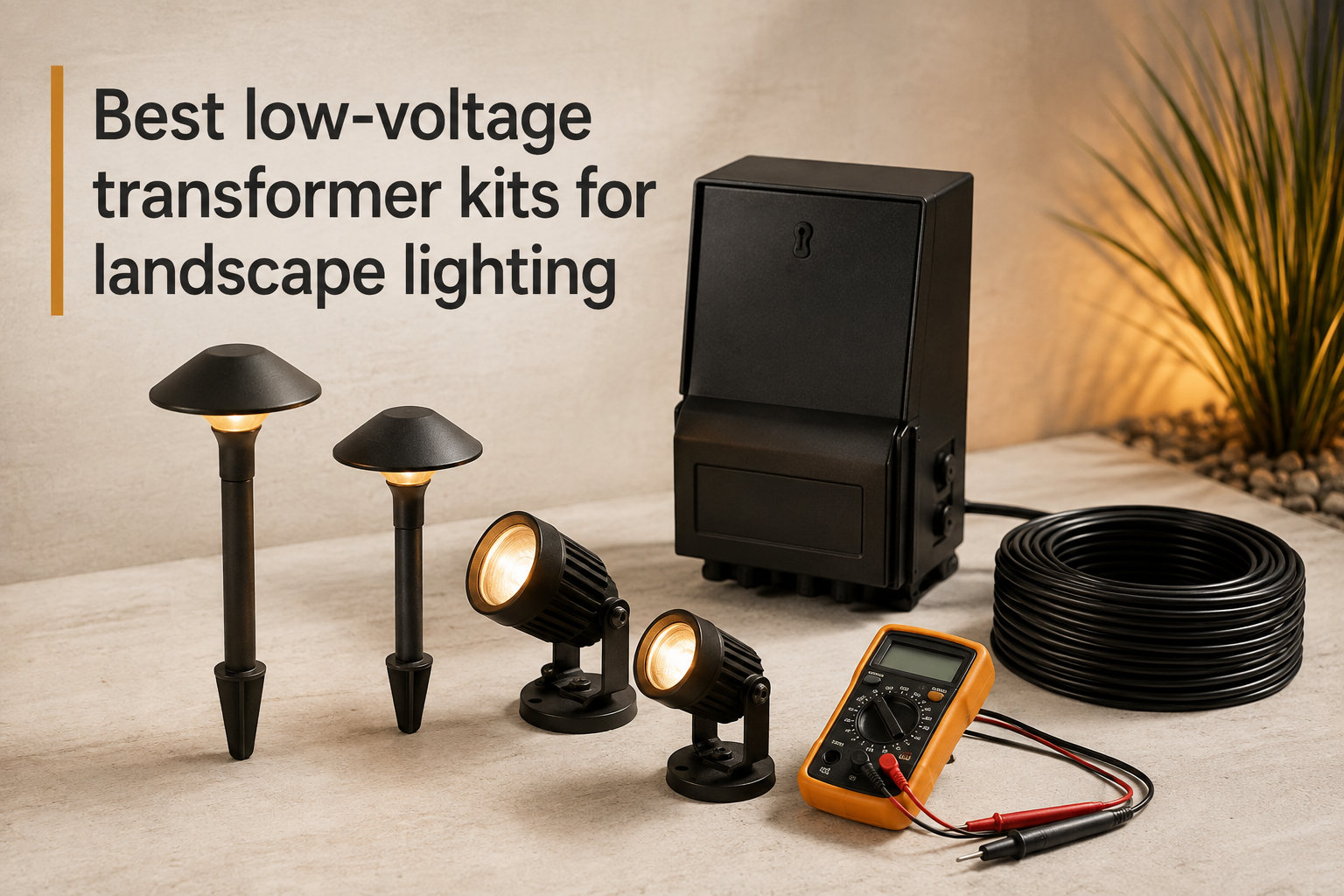 Best low-voltage transformer kits for landscape lighting