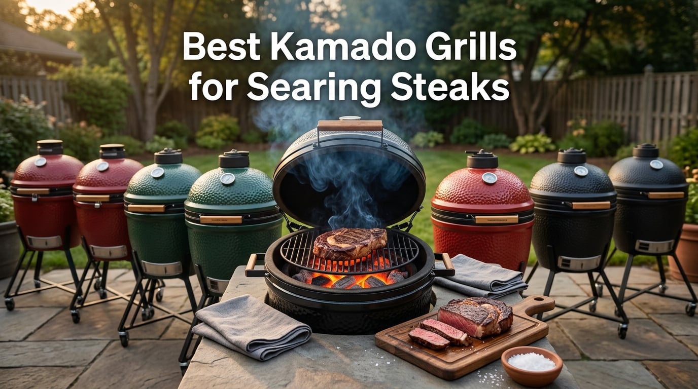 Best Kamado Grills for Searing Steaks