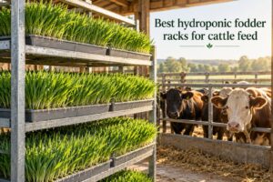Best hydroponic fodder racks for cattle feed