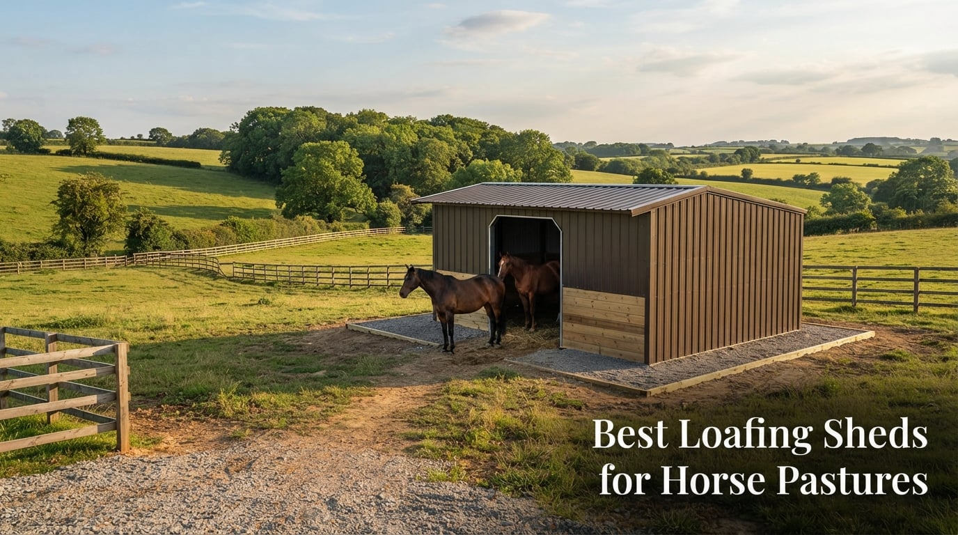 Best Loafing Sheds for Horse Pastures