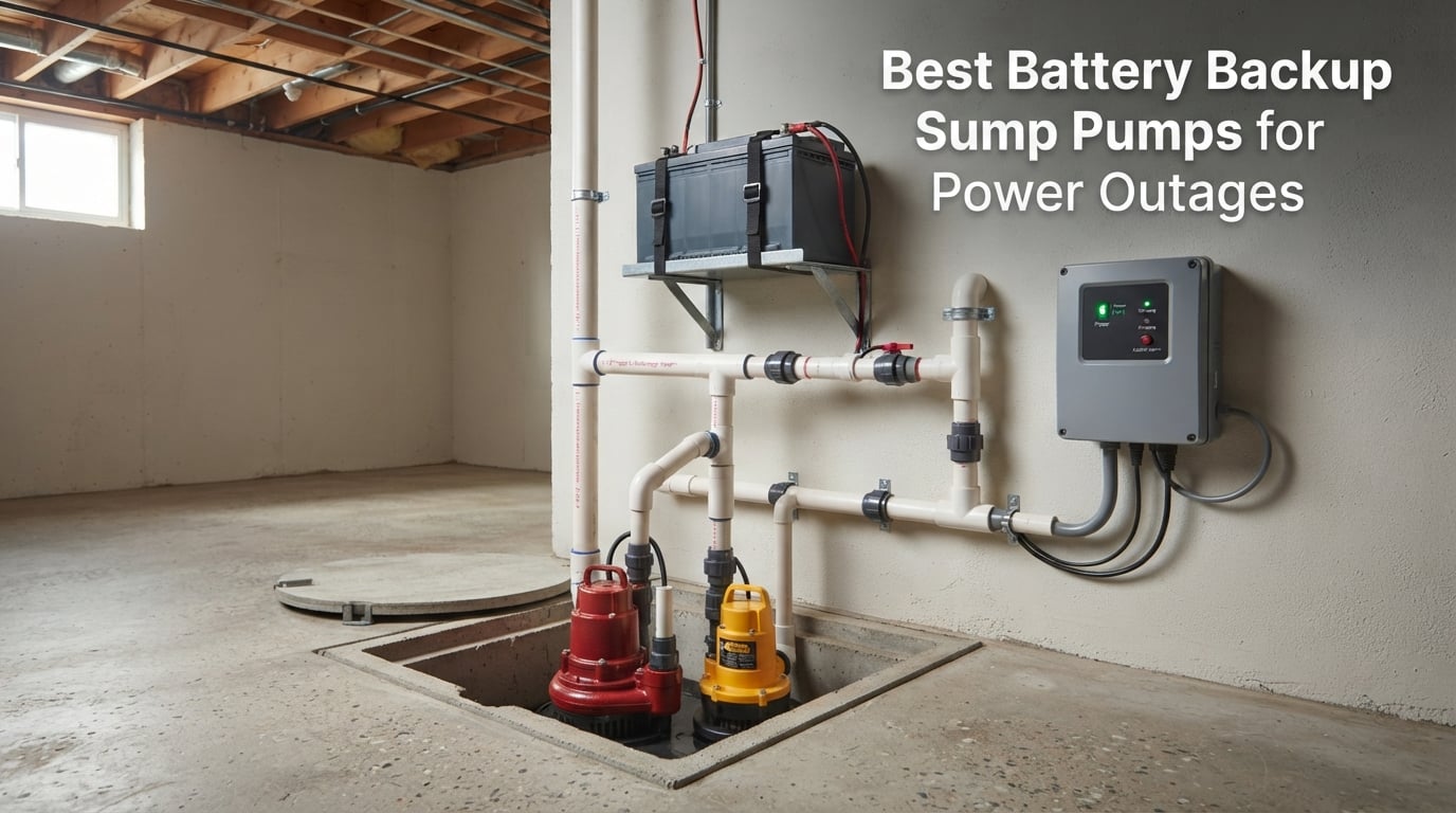 Best Battery Backup Sump Pumps for Power Outages