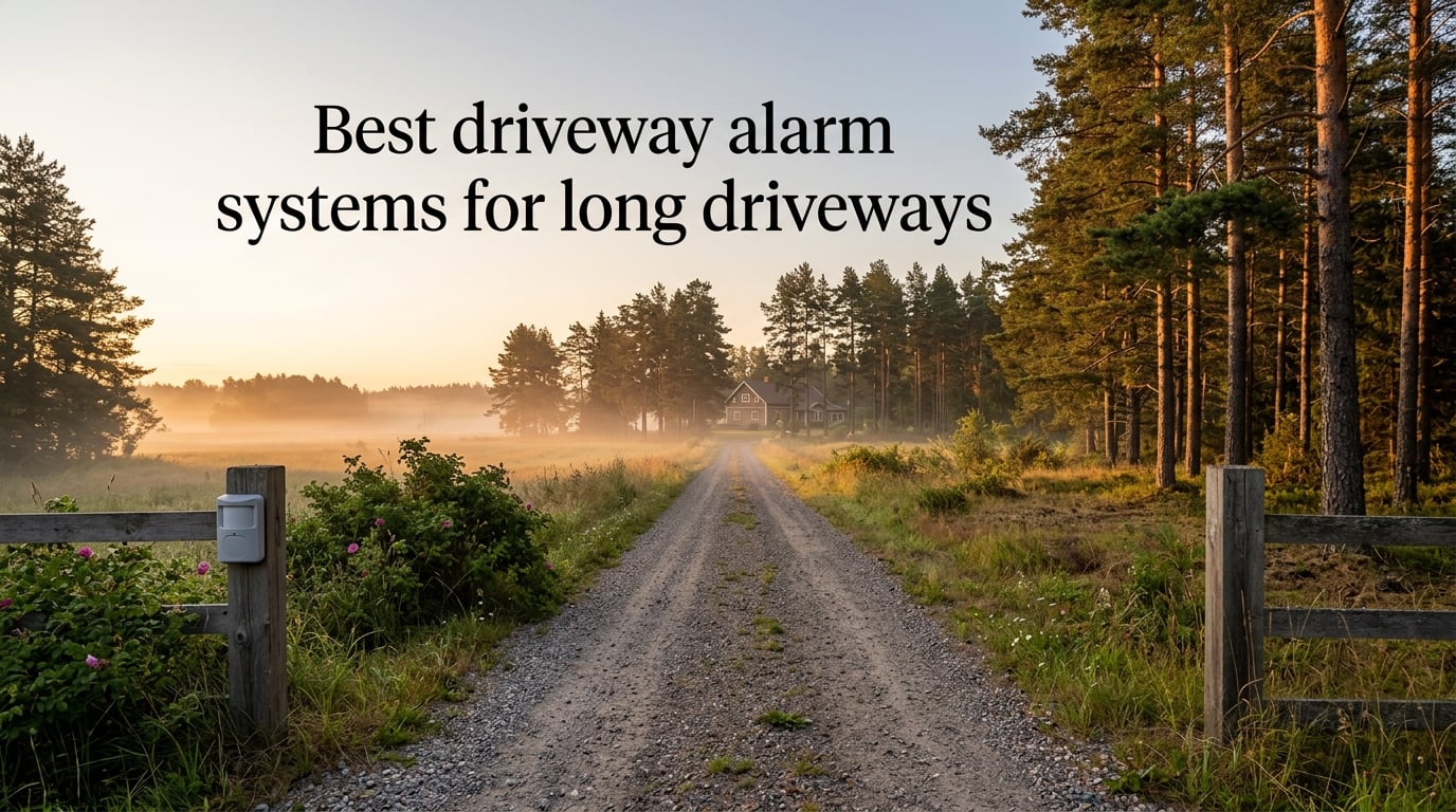Best driveway alarm systems for long driveways