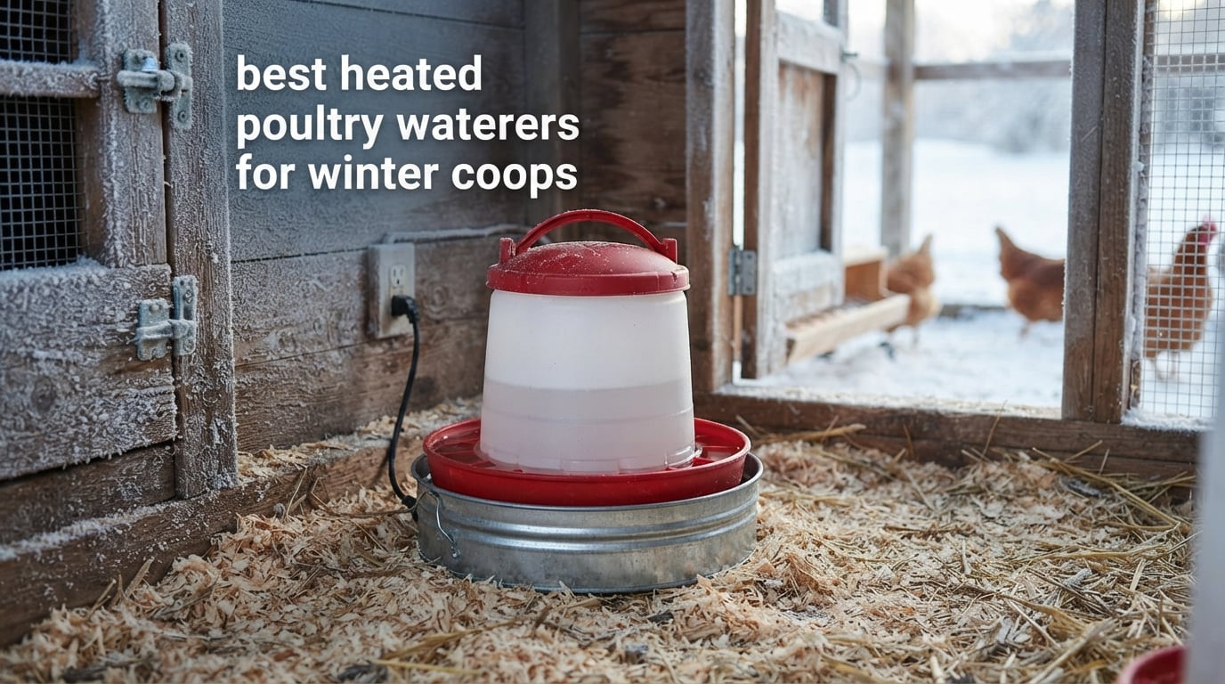 best heated poultry waterers for winter coops
