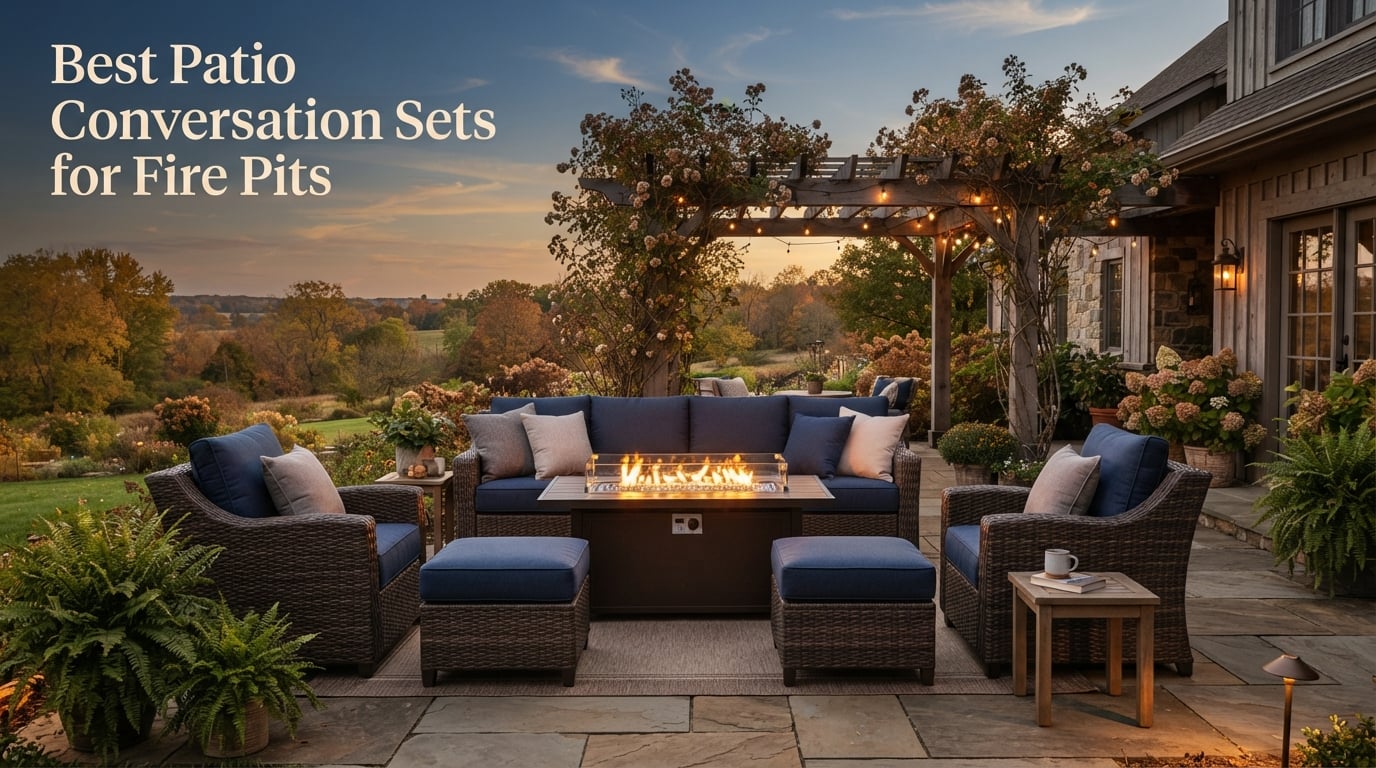 Best Patio Conversation Sets for Fire Pits