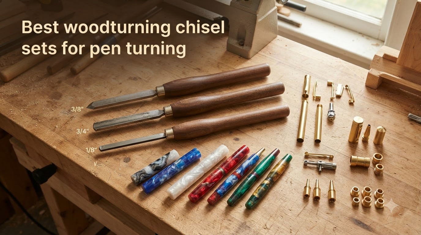Best woodturning chisel sets for pen turning