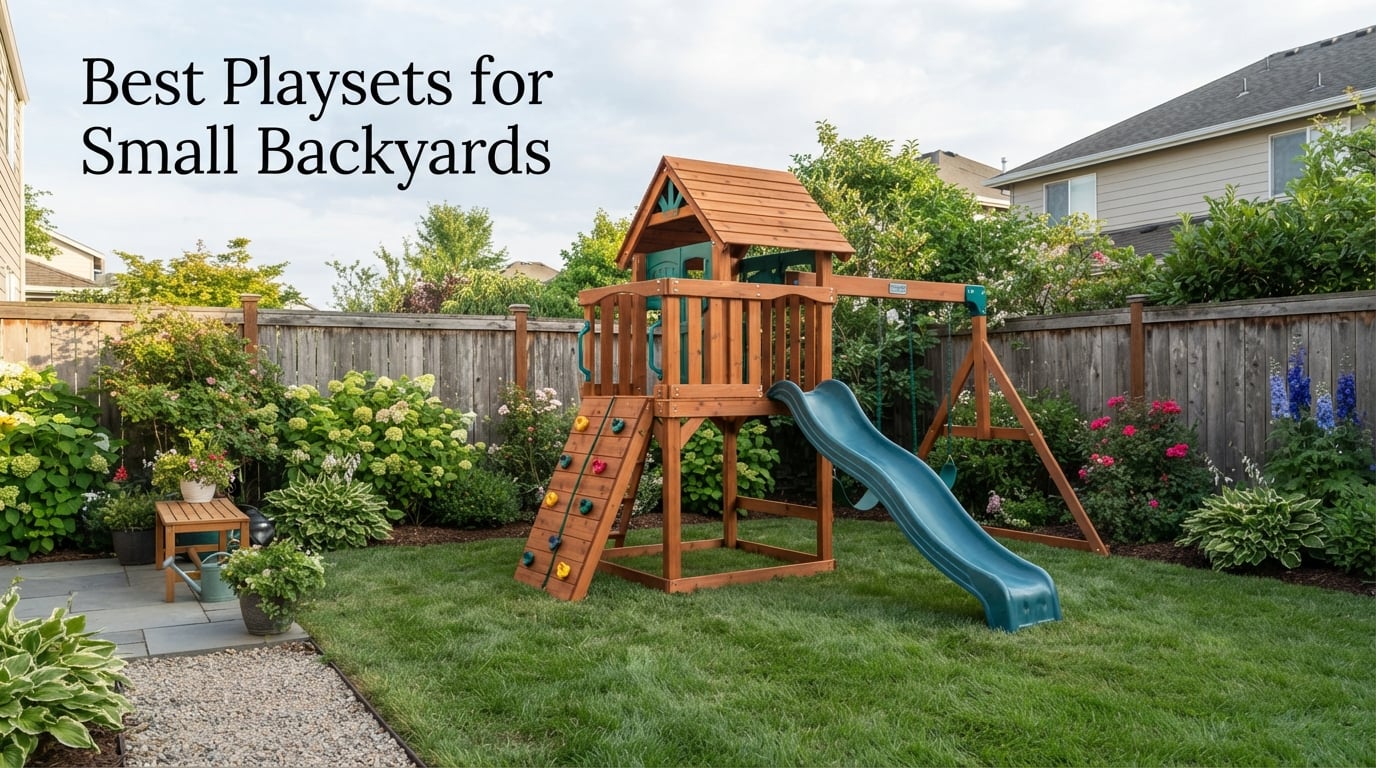 Best Playsets for Small Backyards