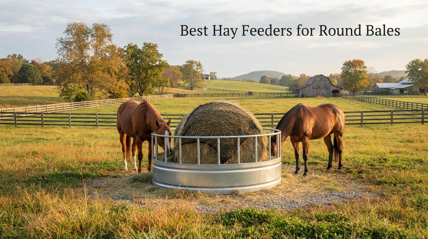 Best Hay Feeders for Round Bales