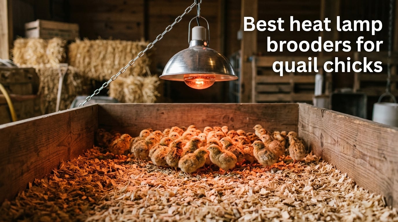 Best heat lamp brooders for quail chicks