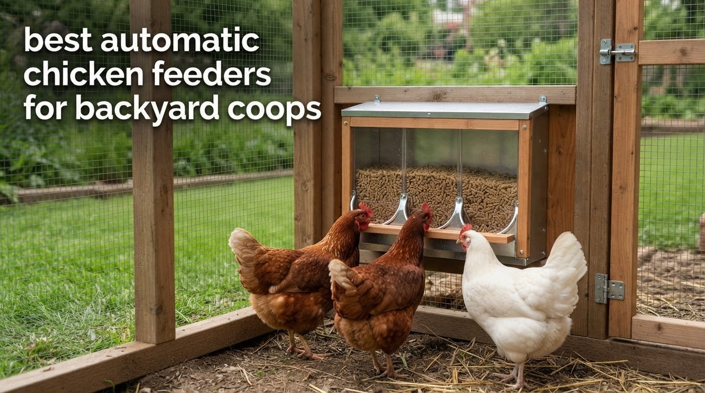 best automatic chicken feeders for backyard coops
