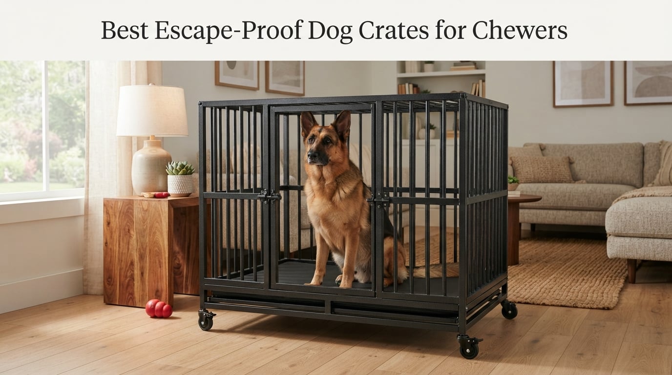 Best Escape-Proof Dog Crates for Chewers