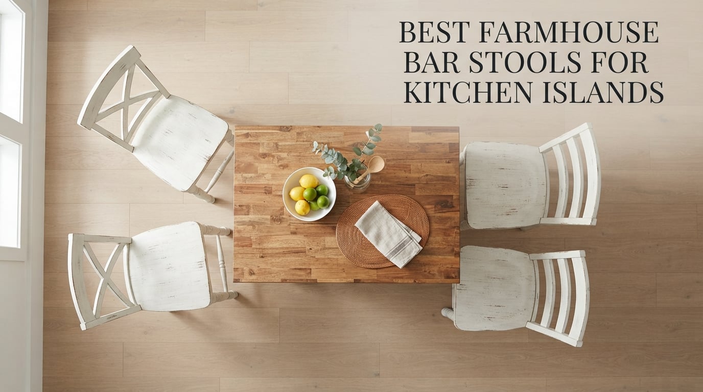 Best Farmhouse Bar Stools for Kitchen Islands