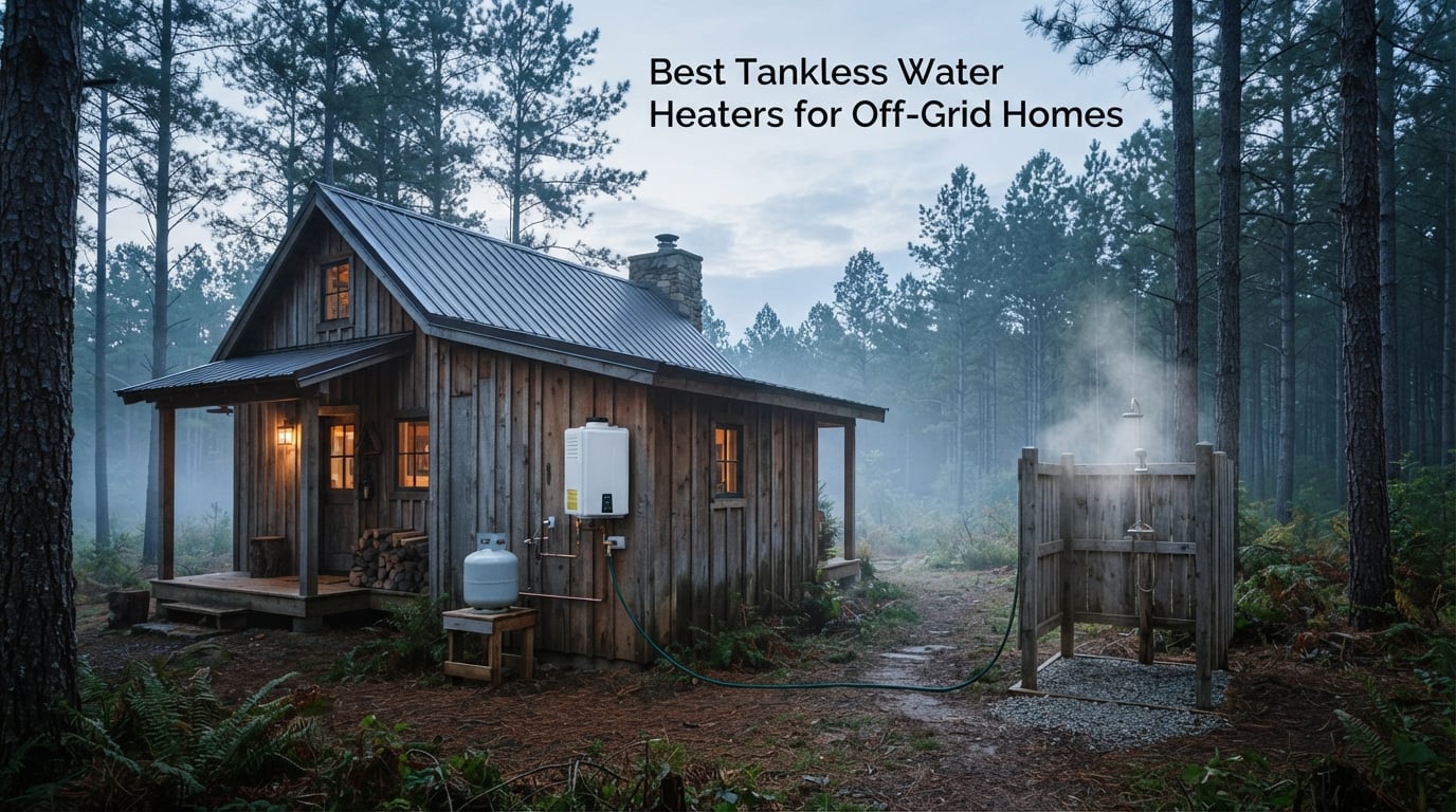 Best Tankless Water Heaters for Off-Grid Homes