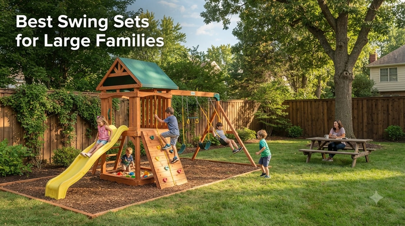 Best Swing Sets for Large Families