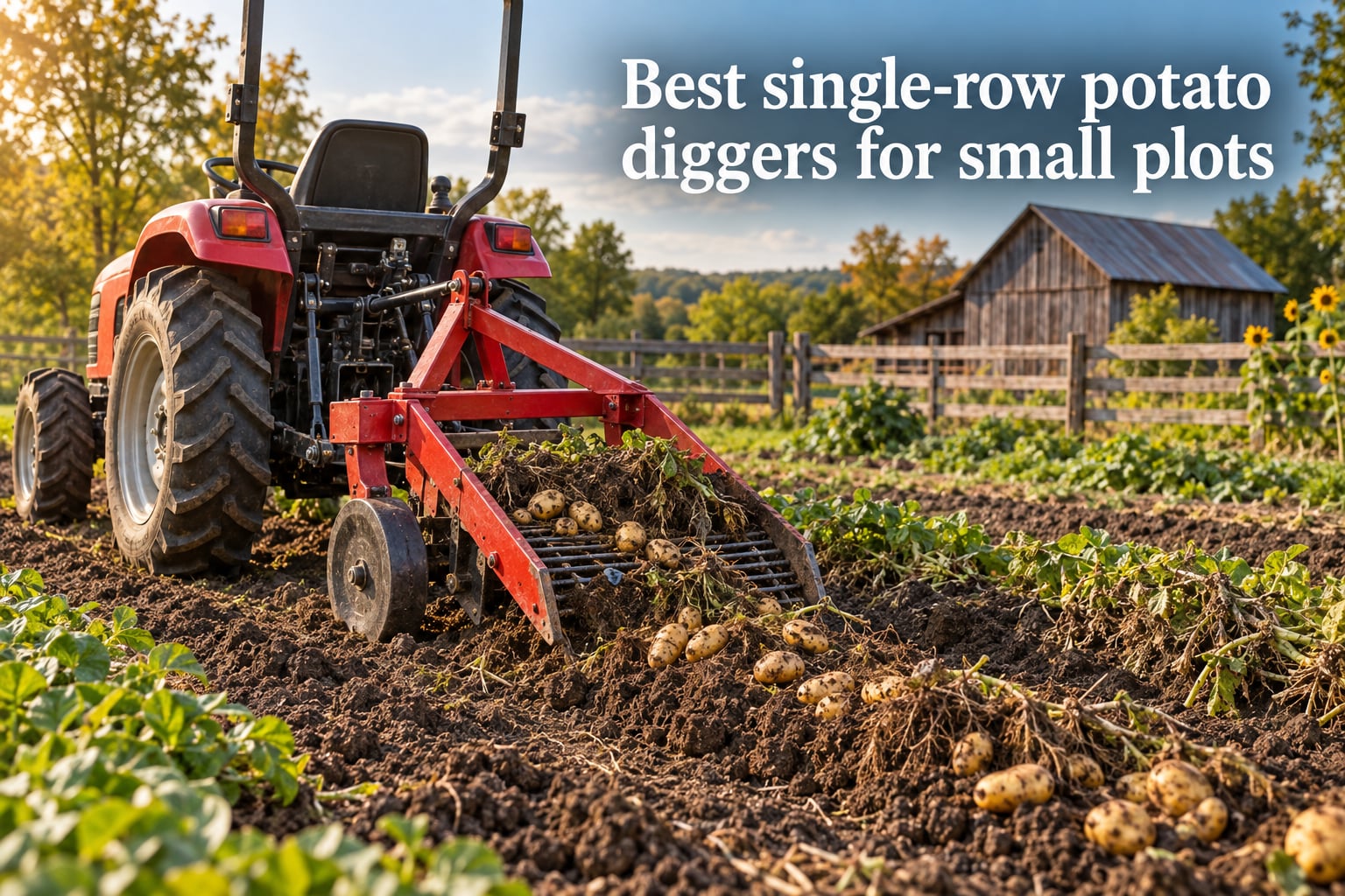 Best single-row potato diggers for small plots