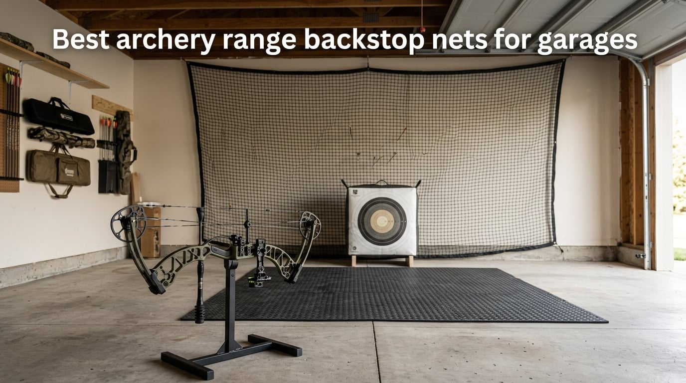 Best archery range backstop nets for garages